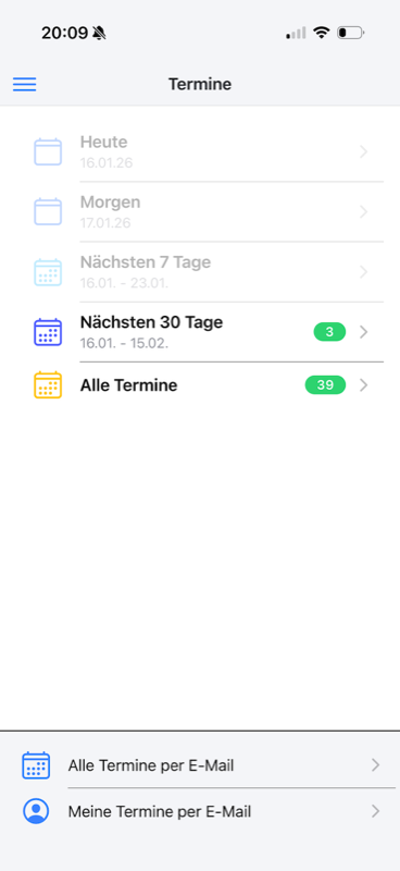 Petri Heil App - Termine